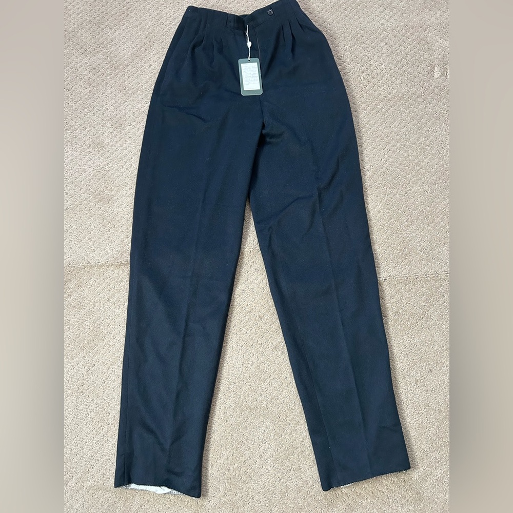 Vintage Ermenegildo Zegna Pure Cashmere Women’s Pants NWT IT 40 -Fits US Size 0